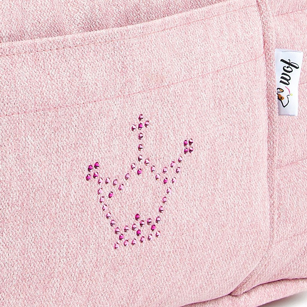 comprar bolso perro abierto rosa interior infantil corona detalle2 comprar bolso perro abierto rosa interior infantil corona detalle2