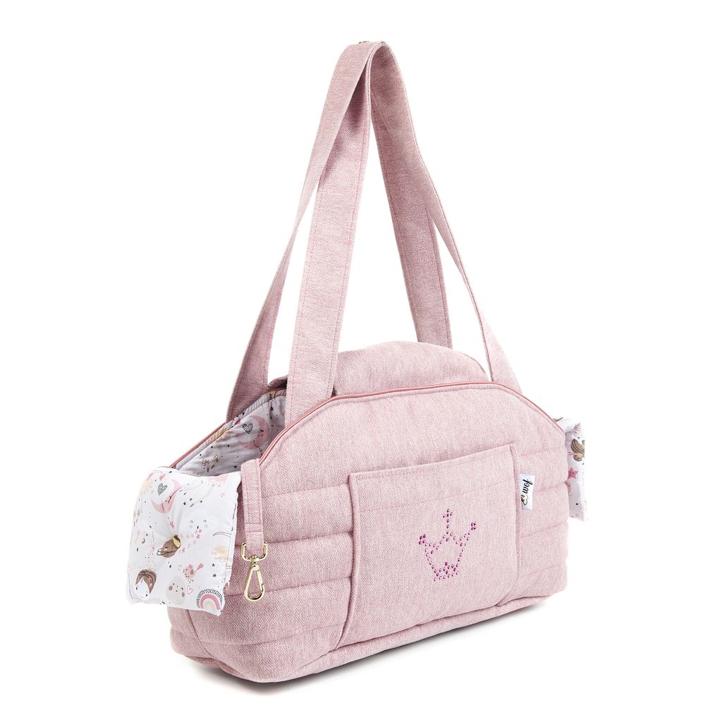 comprar bolso perro abierto rosa interior infantil corona delante comprar bolso perro abierto rosa interior infantil corona delante