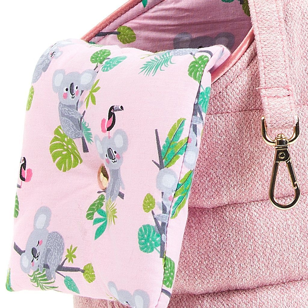 comprar bolso perro abierto rosa interior koalas corona frente detalle1 comprar bolso perro abierto rosa interior koalas corona frente detalle1