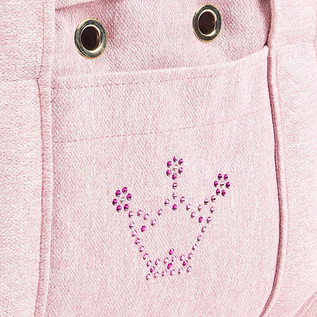 comprar bolso perro rosa transporte cerrado interior flores corona detalle2 comprar bolso perro rosa transporte cerrado interior flores corona detalle2