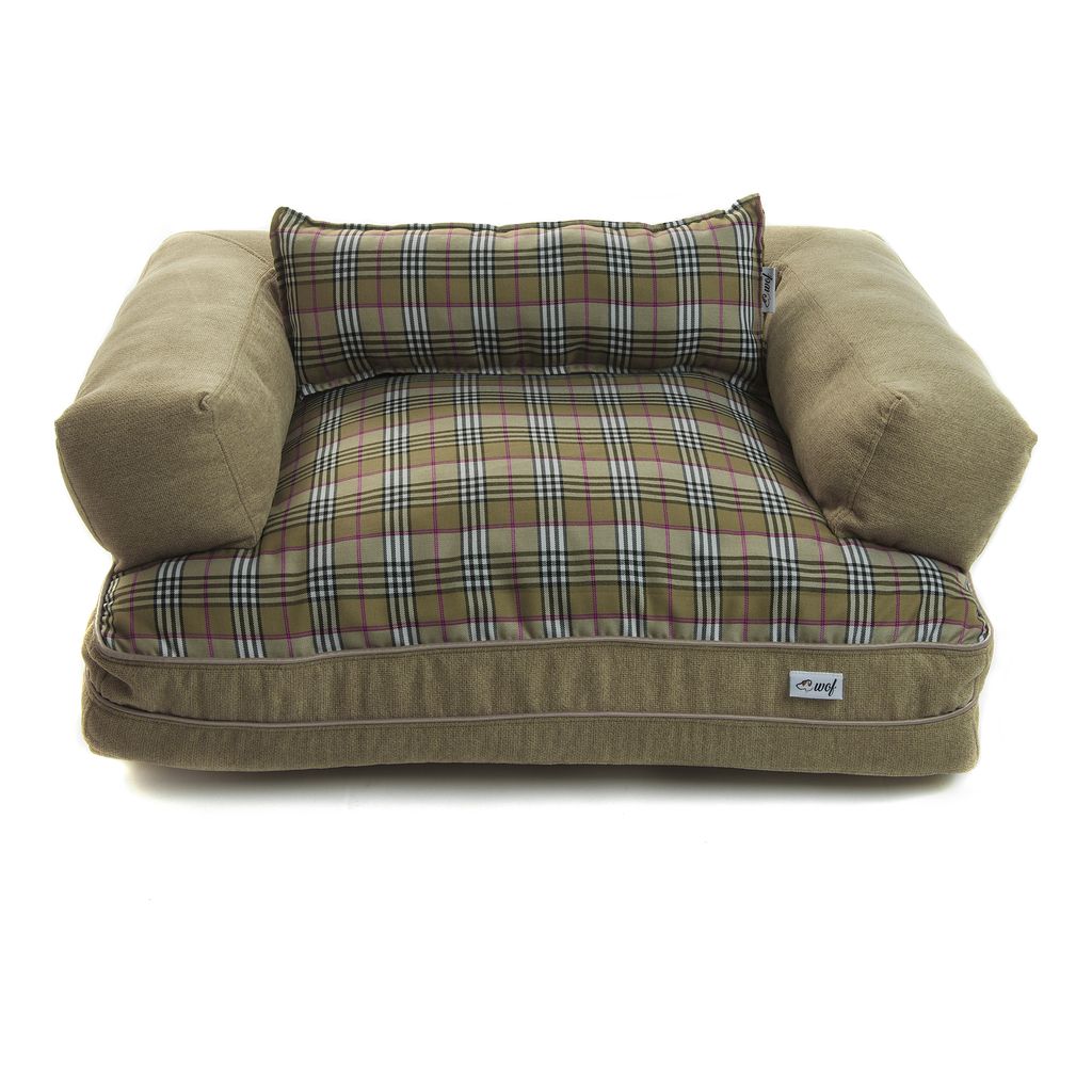 comprar sofa pequeño perro beige cuadros2 comprar sofa pequeño perro beige cuadros2