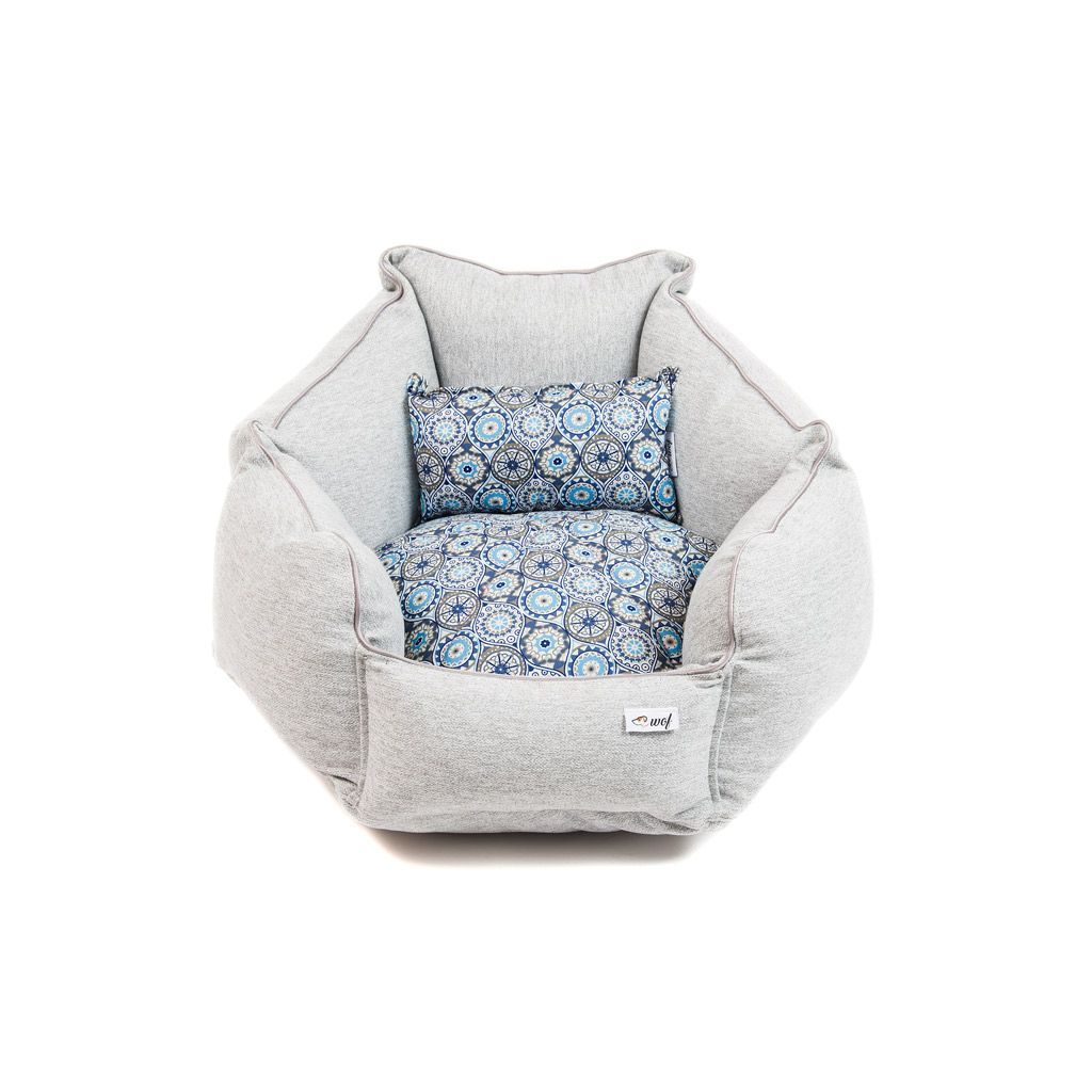 cama hexofi gris cojin motivos geometricos cama hexofi gris cojin motivos geometricos