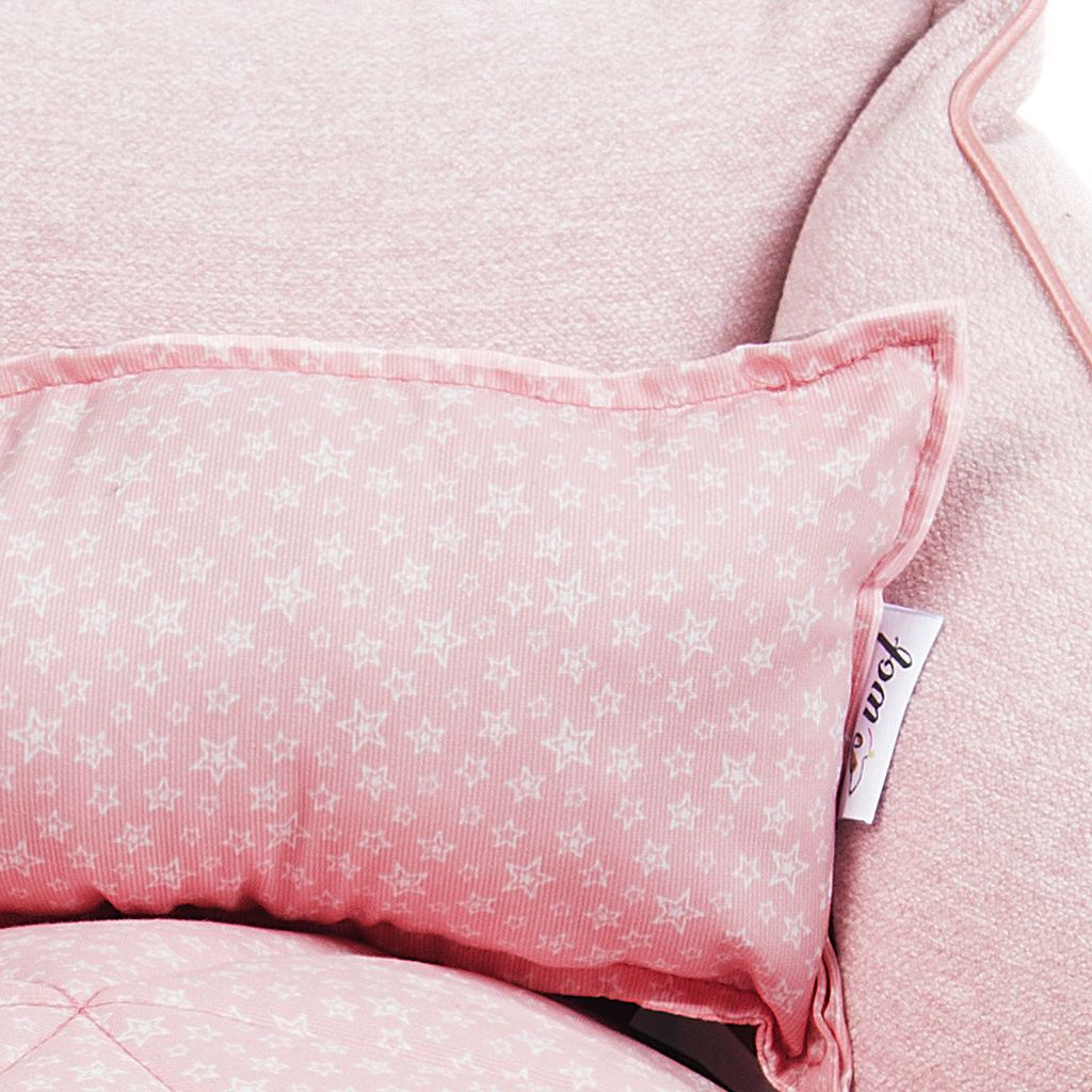 cama hexofi rosa bebe cojin estrellitas detalle1 cama hexofi rosa bebe cojin estrellitas detalle1