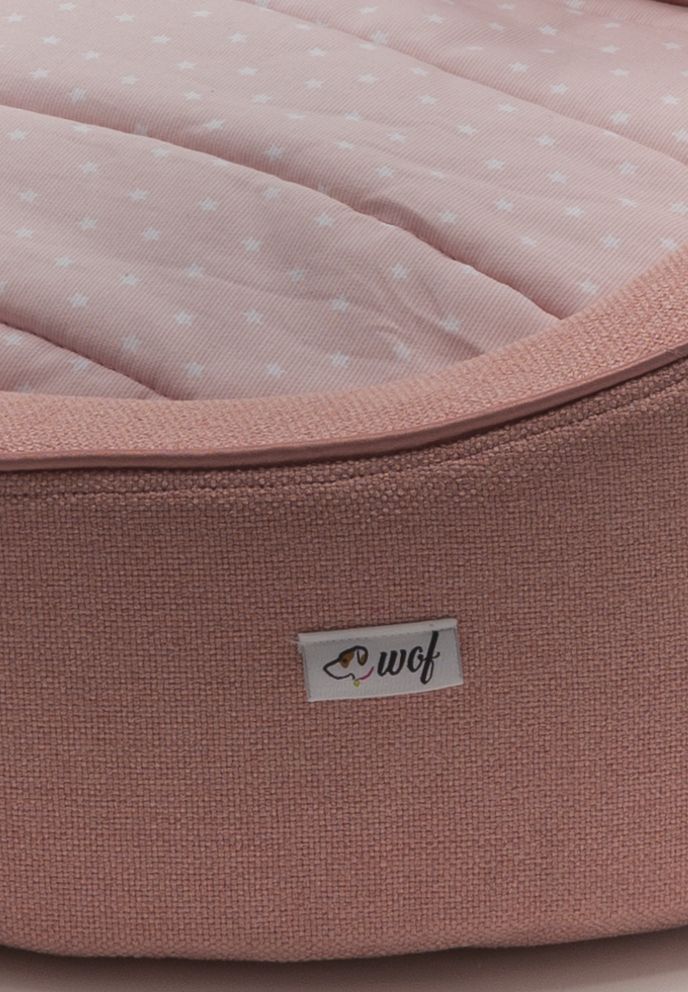 comprar cama rouni perro rosa estrellitas detalle1 comprar cama rouni perro rosa estrellitas detalle1