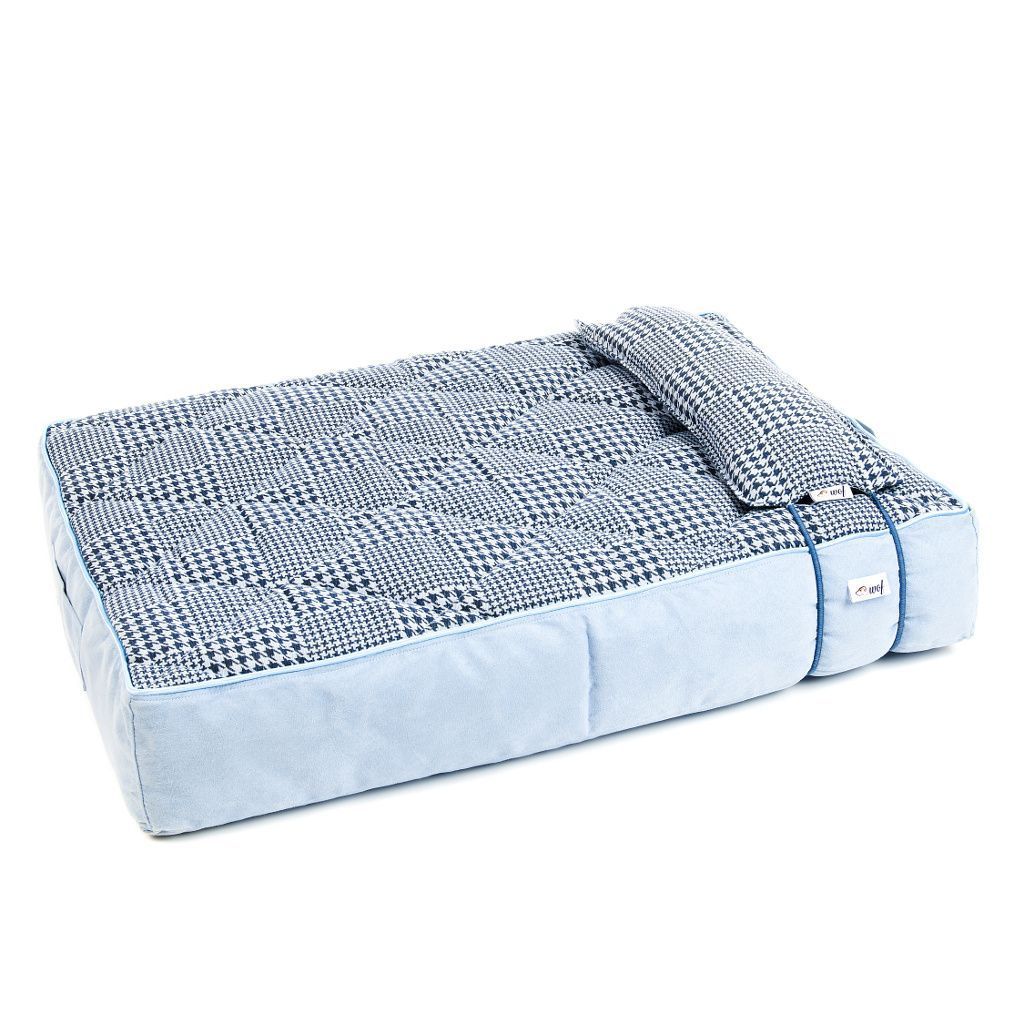 colchon azul bebe pata de gallo colchon azul bebe pata de gallo