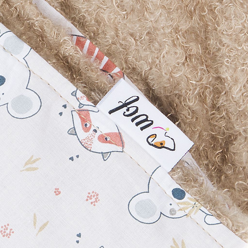 comprar manta animalitos con pelo corto beige rizado detalle comprar manta animalitos con pelo corto beige rizado detalle