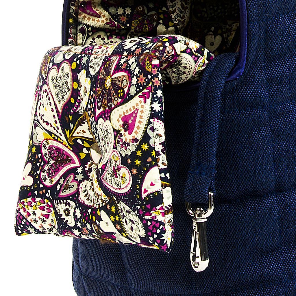 comprar bolso doble tapa azul marino forro corazones detalle1 comprar bolso doble tapa azul marino forro corazones detalle1