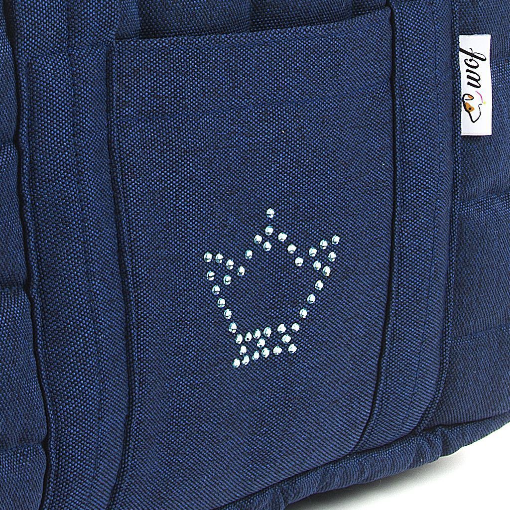 comprar bolso doble tapa azul marino forro multicolor detalle2 comprar bolso doble tapa azul marino forro multicolor detalle2