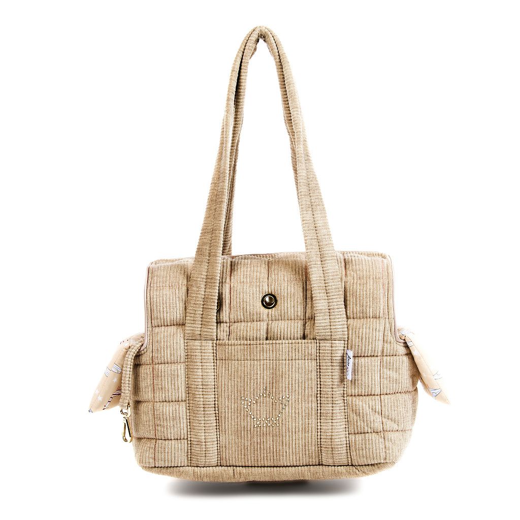 comprar bolso doble tapa beige forro patitos frontal comprar bolso doble tapa beige forro patitos frontal