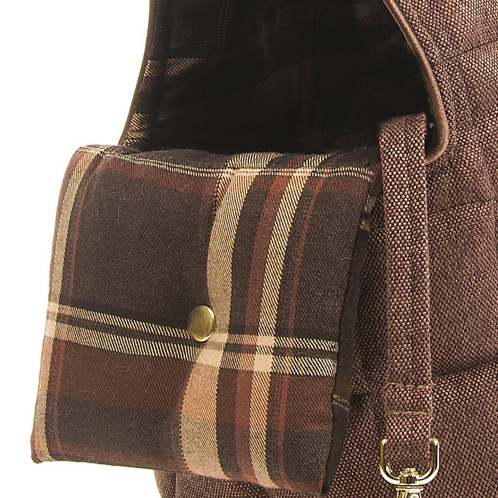 comprar bolso doble tapa marron forro cuadros detalle1 comprar bolso doble tapa marron forro cuadros detalle1