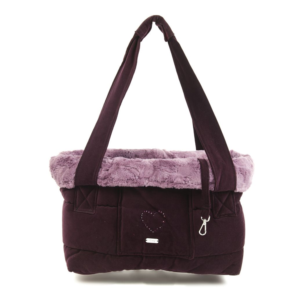 bolso saco violeta pelo corto bolso saco violeta pelo corto