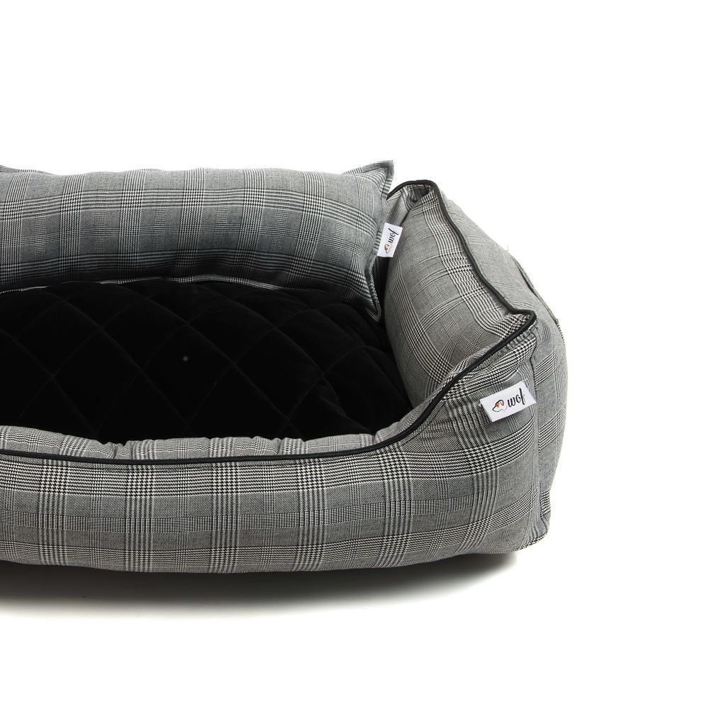 comprar cama classic principe gales negro detalle comprar cama classic principe gales negro detalle