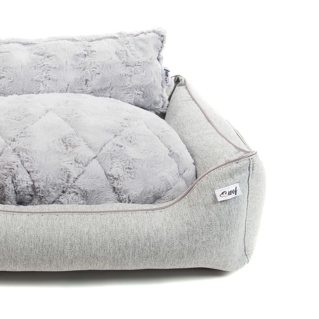 comprar cama classic gris claro pelo corto detalle comprar cama classic gris claro pelo corto detalle