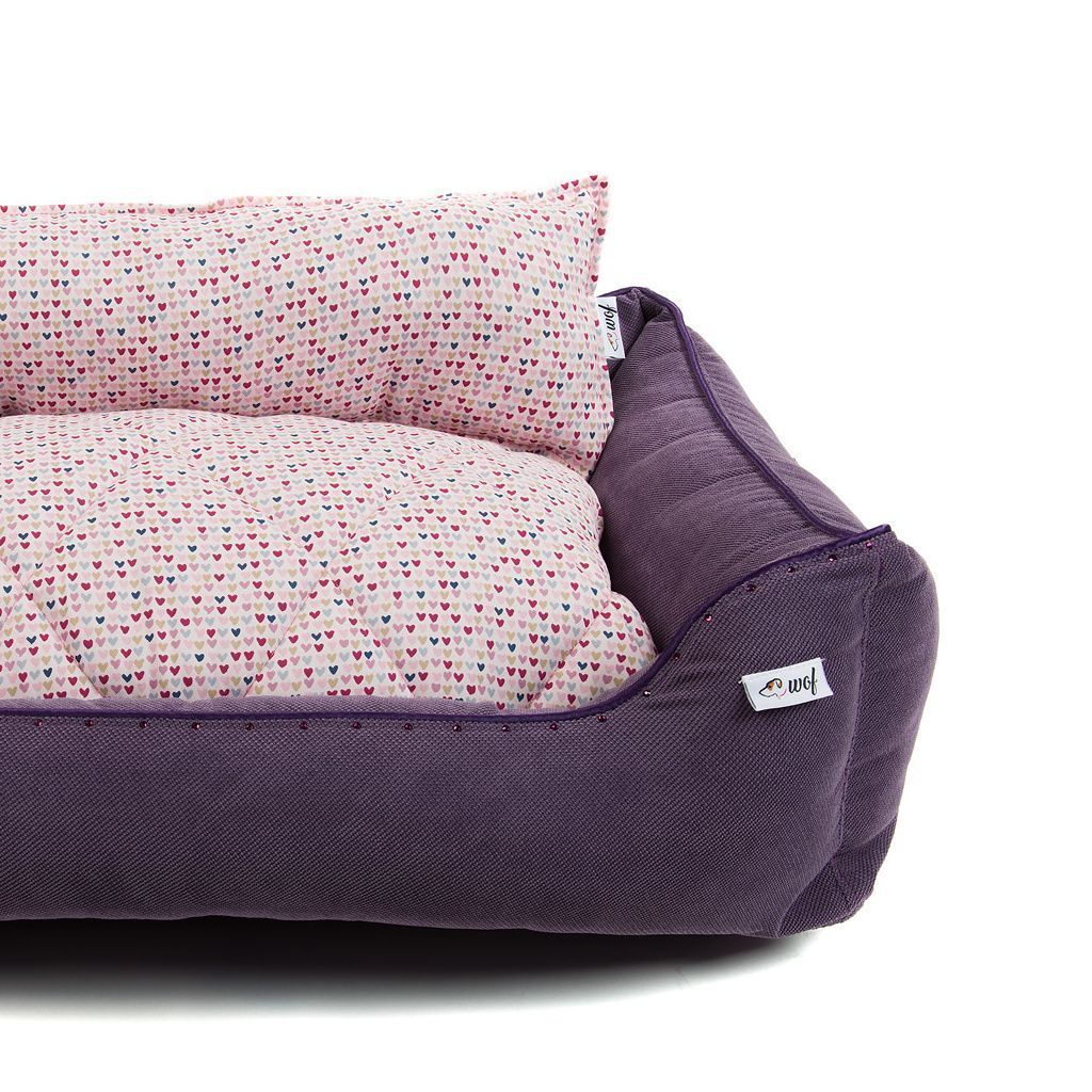comprar cama classic lila corazones detalle comprar cama classic lila corazones detalle