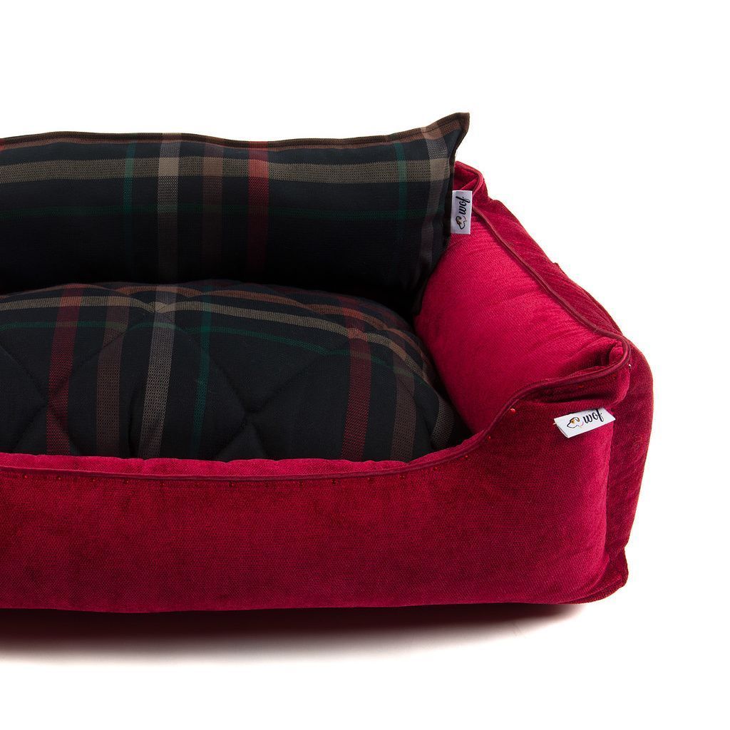 comprar cama classic rojo cojin negro rayas detalle comprar cama classic rojo cojin negro rayas detalle
