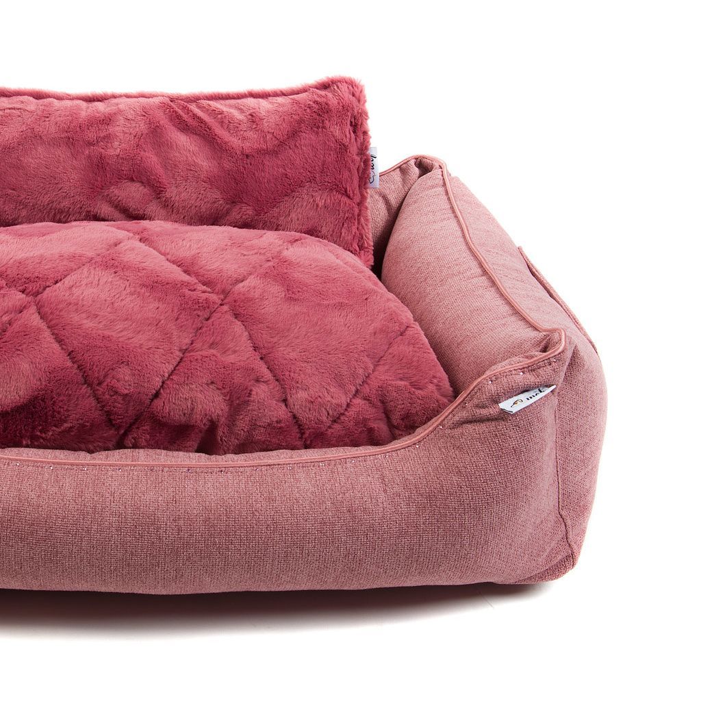 comprar cama classic rosa coral pelo corto detalle comprar cama classic rosa coral pelo corto detalle