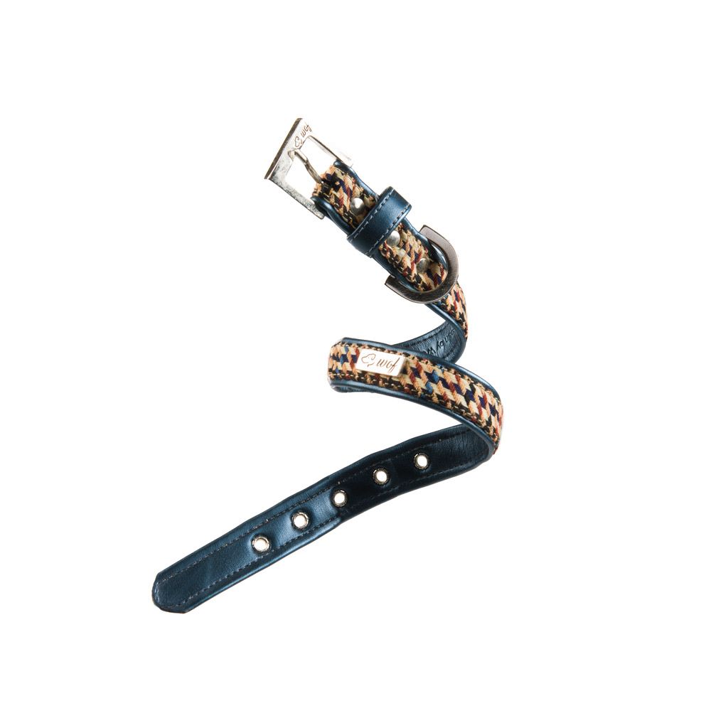 comprar collar perro azul pata gallo comprar collar perro azul pata gallo