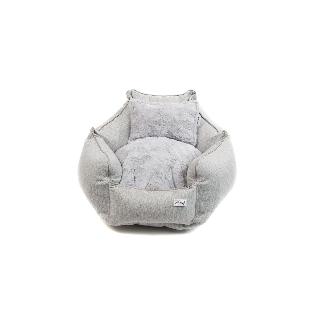 comprar cama hexofi gris claro cojin pelo corto comprar cama hexofi gris claro cojin pelo corto