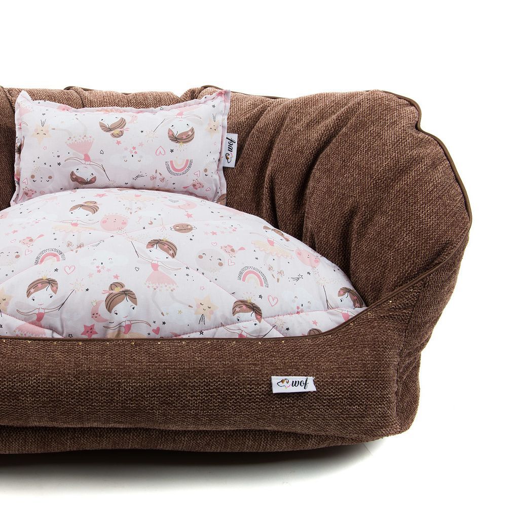 comprar cama oval marron chocolate cojin motivos infantiles detalle comprar cama oval marron chocolate cojin motivos infantiles detalle