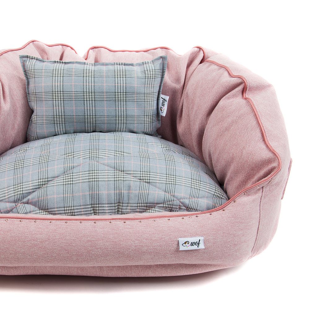 comprar cama oval rosa bebe cojin gris lineas detalle comprar cama oval rosa bebe cojin gris lineas detalle