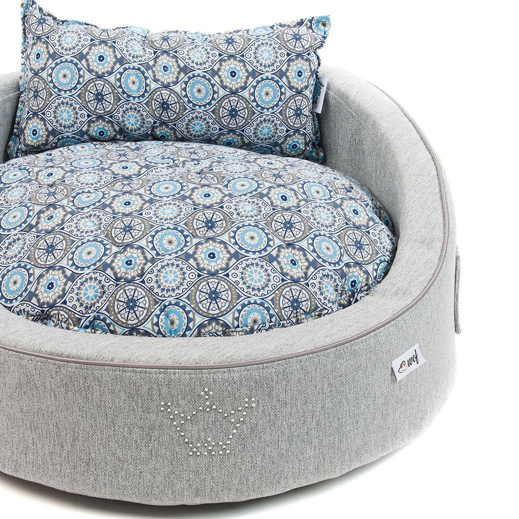 comprar cama rouni gris claro cojin motivos geometricos detalle comprar cama rouni gris claro cojin motivos geometricos detalle