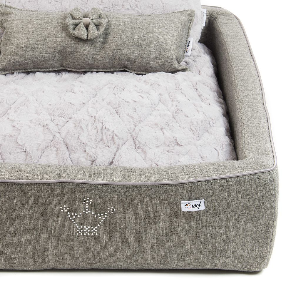 comprar cama tracua gris cojin gris pelo corto detalle comprar cama tracua gris cojin gris pelo corto detalle