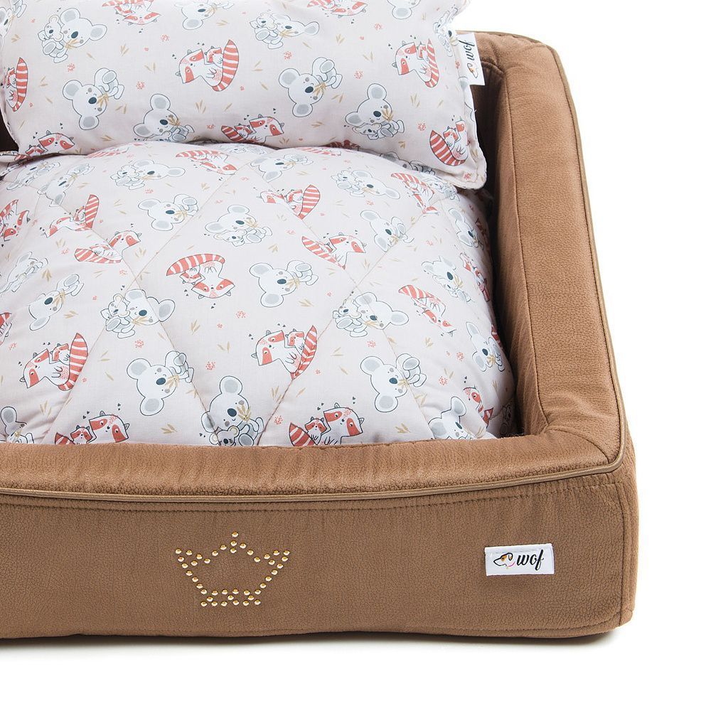 comprar cama tracua marron cojin animalitos detalle comprar cama tracua marron cojin animalitos detalle