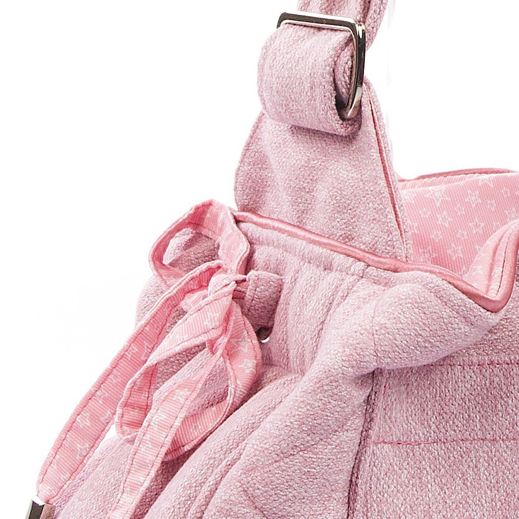 Bolso bandolera rosa interior estrellitas detalle 1 Bolso bandolera rosa interior estrellitas detalle 1
