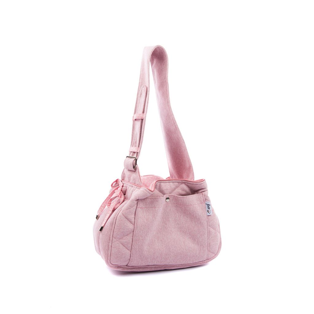 Bolso bandolera rosa interior estrellitas Bolso bandolera rosa interior estrellitas