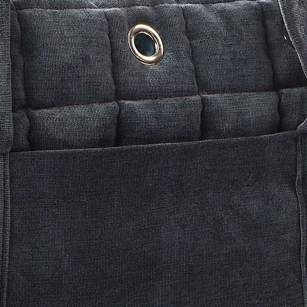 Bolso de doble tapa azul forro azul pelo corto detalle 2 Bolso de doble tapa azul forro azul pelo corto detalle 2