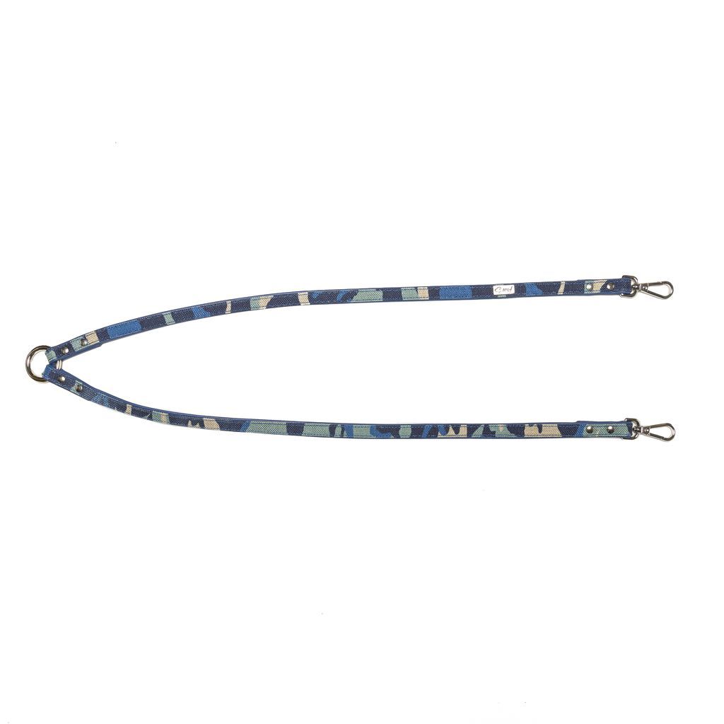 Ramal azul camuflaje para perro 1 Ramal azul camuflaje para perro 1