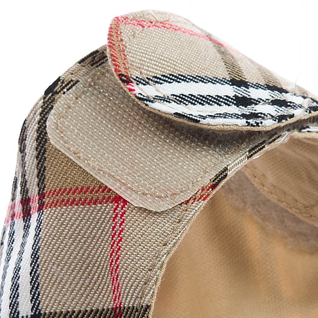 arnes textil a cuadros cuadros beige detalle 2 arnes textil a cuadros cuadros beige detalle 2