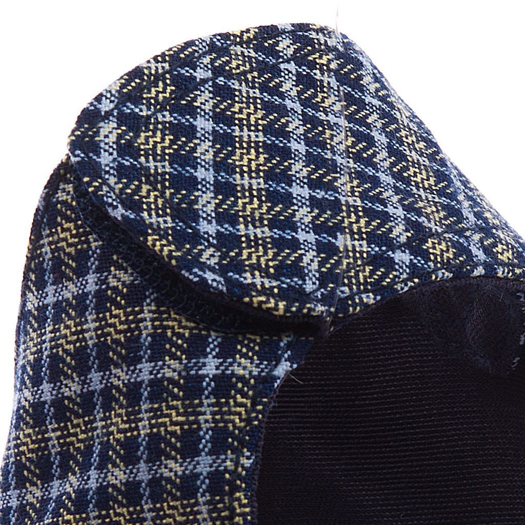 arnes textil azul a cuadros detalle 1 arnes textil azul a cuadros detalle 1