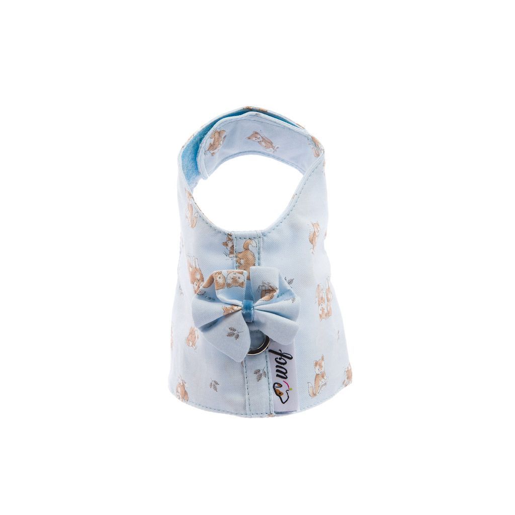 arnes textil azul bebe con perritos beige arnes textil azul bebe con perritos beige