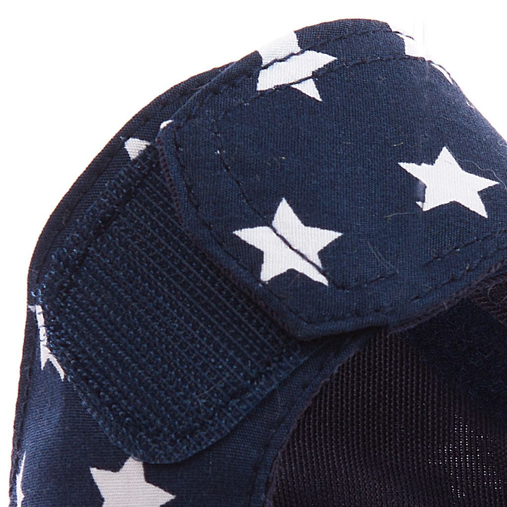 arnes textil azul marino con estrellas detalle 1 arnes textil azul marino con estrellas detalle 1