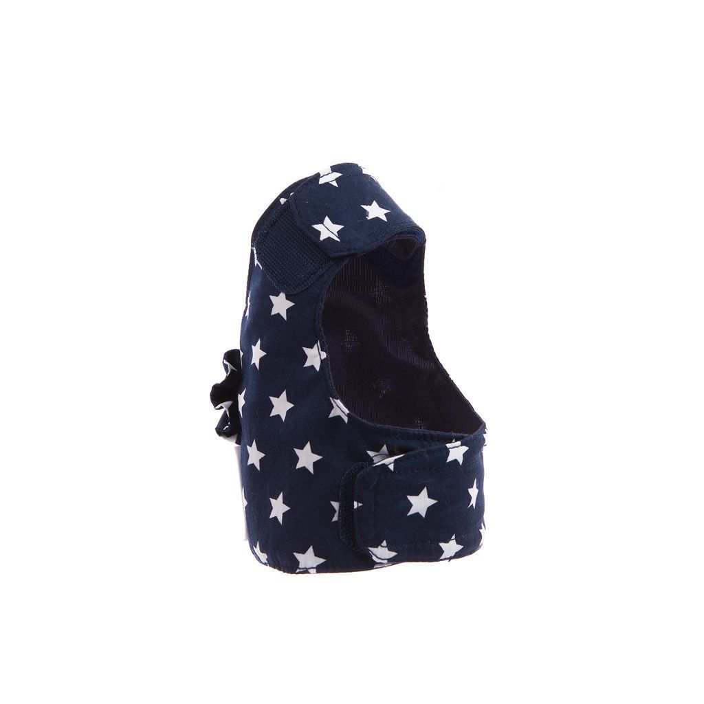 arnes textil azul marino con estrellas lado arnes textil azul marino con estrellas lado