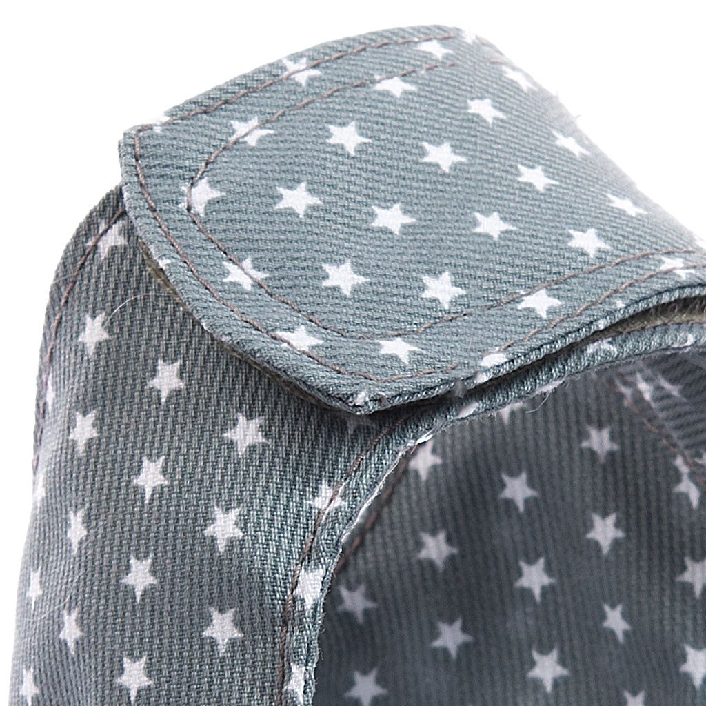 arnes textil gris estrellitas detalle 1 arnes textil gris estrellitas detalle 1
