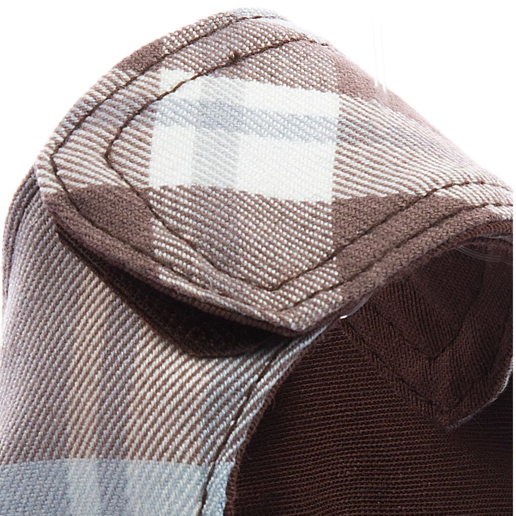 arnes textil marron a cuadros detalle 1 arnes textil marron a cuadros detalle 1