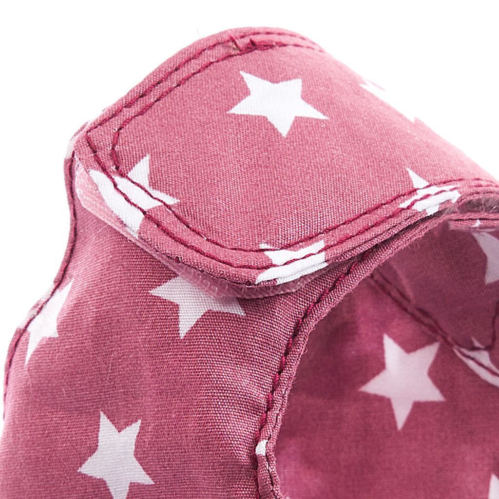 arnes textil rosa coral estrellas detalle 1 arnes textil rosa coral estrellas detalle 1