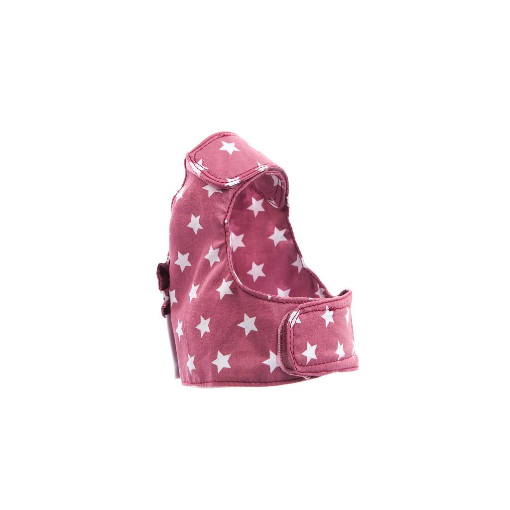 arnes textil rosa coral estrellas lado arnes textil rosa coral estrellas lado