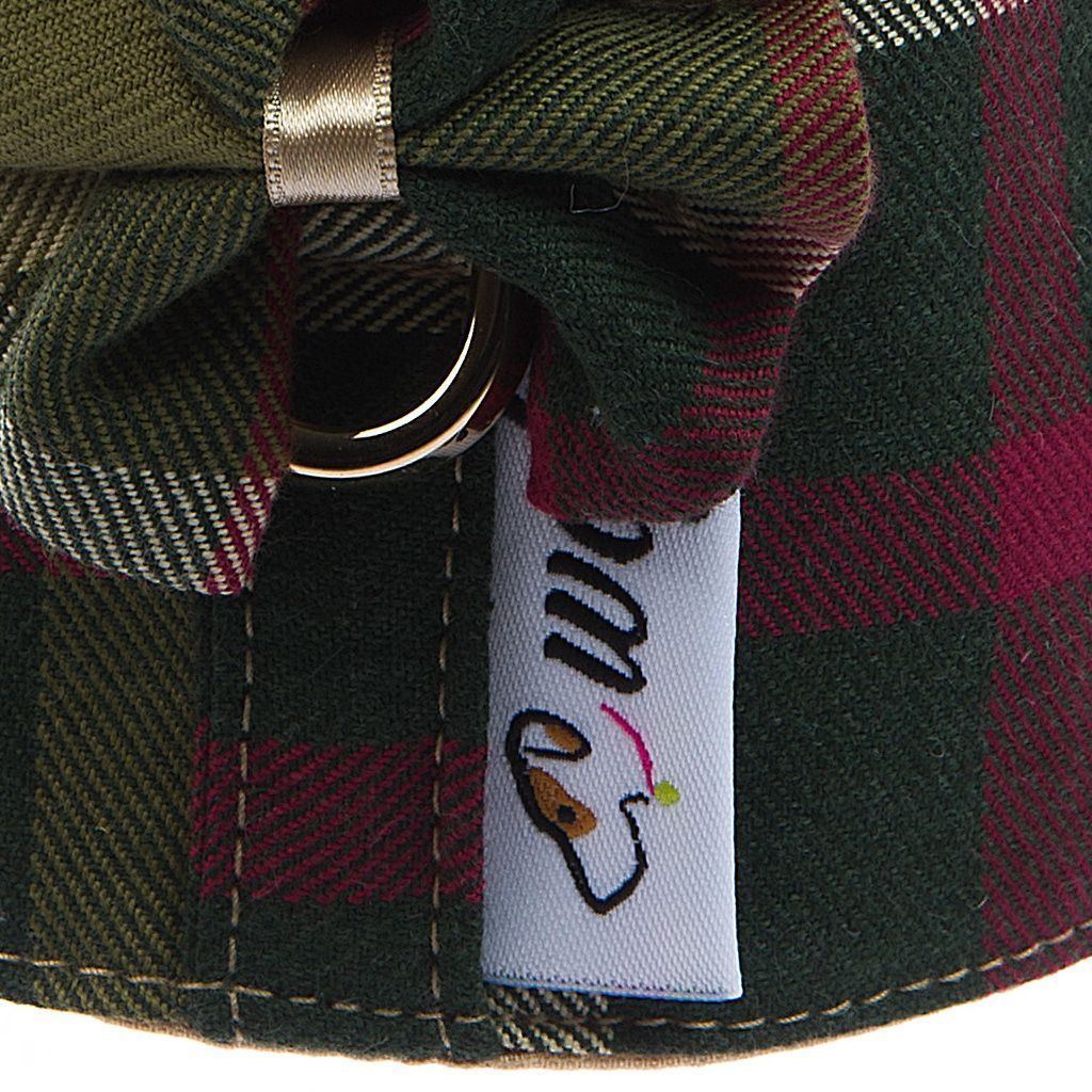 arnes textil verde a cuadros detalle 1 arnes textil verde a cuadros detalle 1