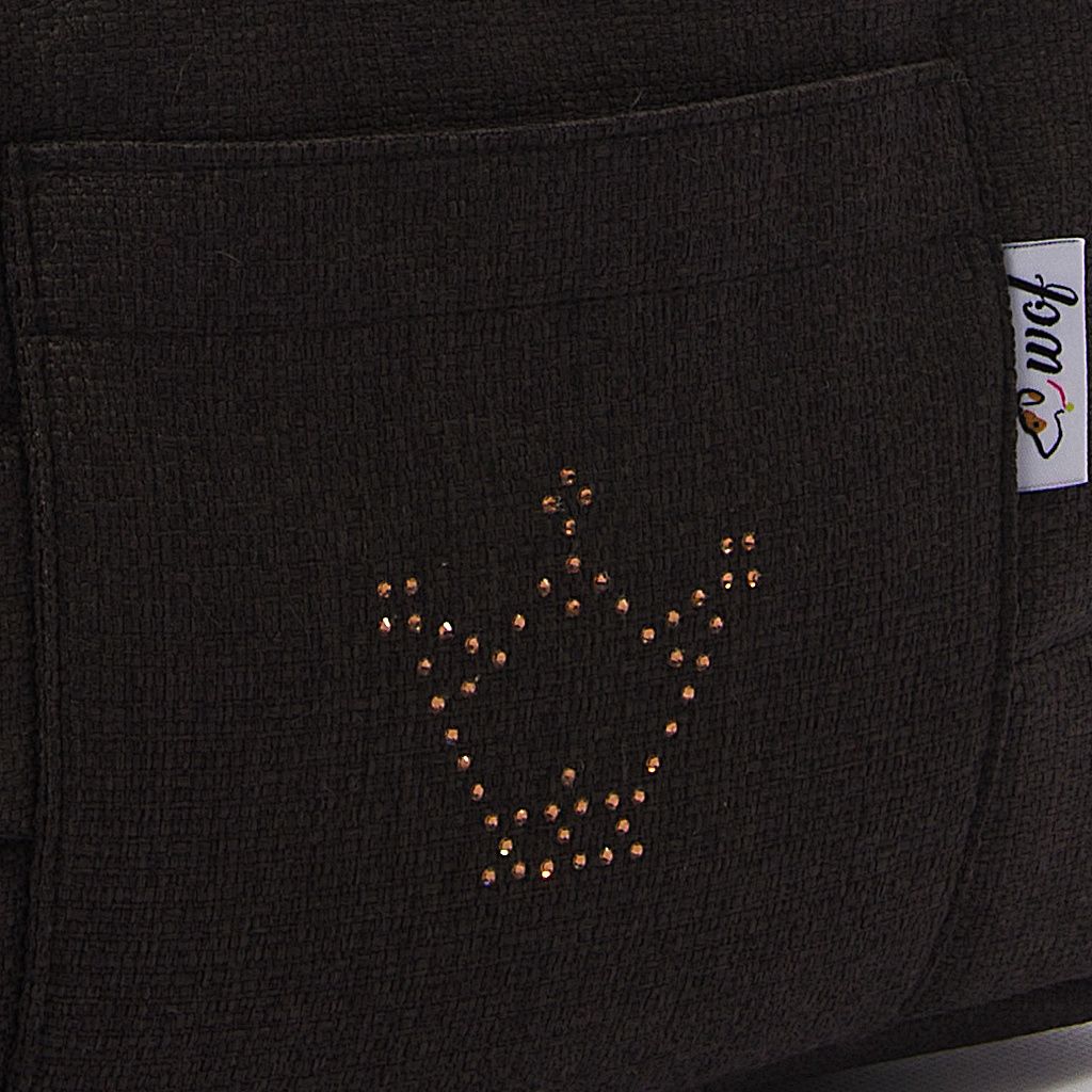 bolso tapeta negro con interior cuadros beige detalle 2 bolso tapeta negro con interior cuadros beige detalle 2