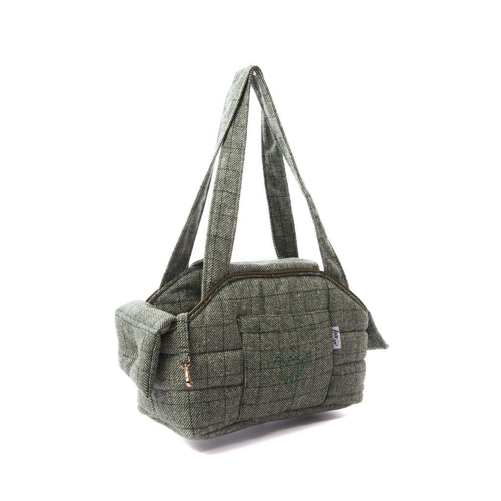bolso tapeta tonos verdes patron lineas lado bolso tapeta tonos verdes patron lineas lado