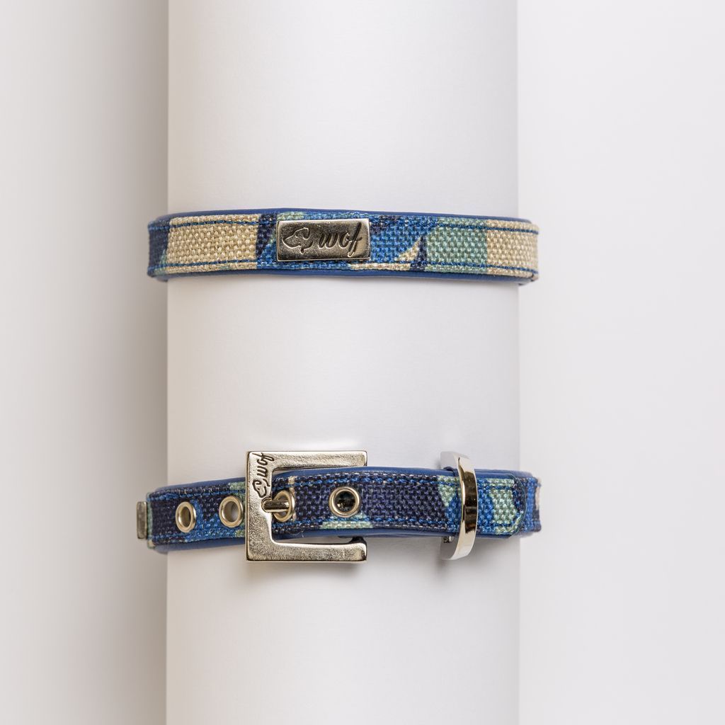 collar azul camuflaje collar azul camuflaje
