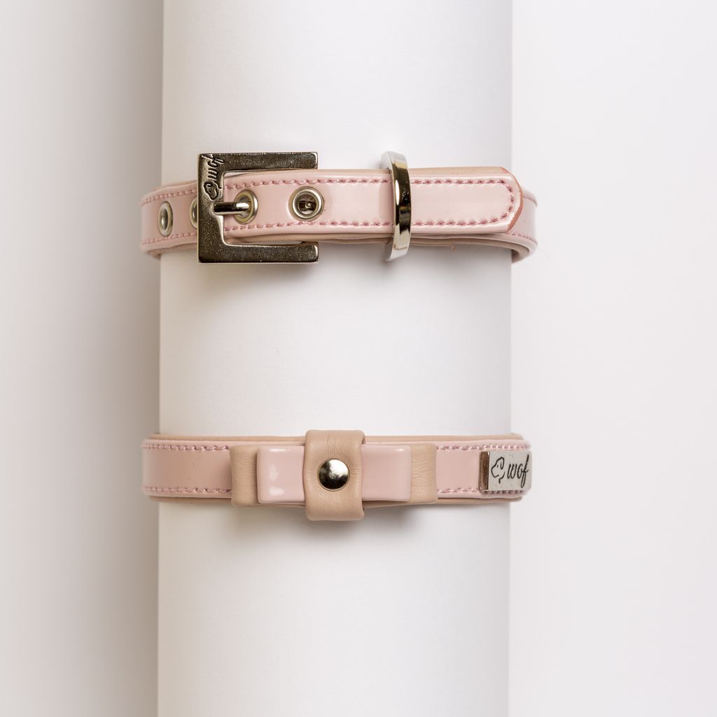 comprar collar rosa charol lazo cerrado comprar collar rosa charol lazo cerrado