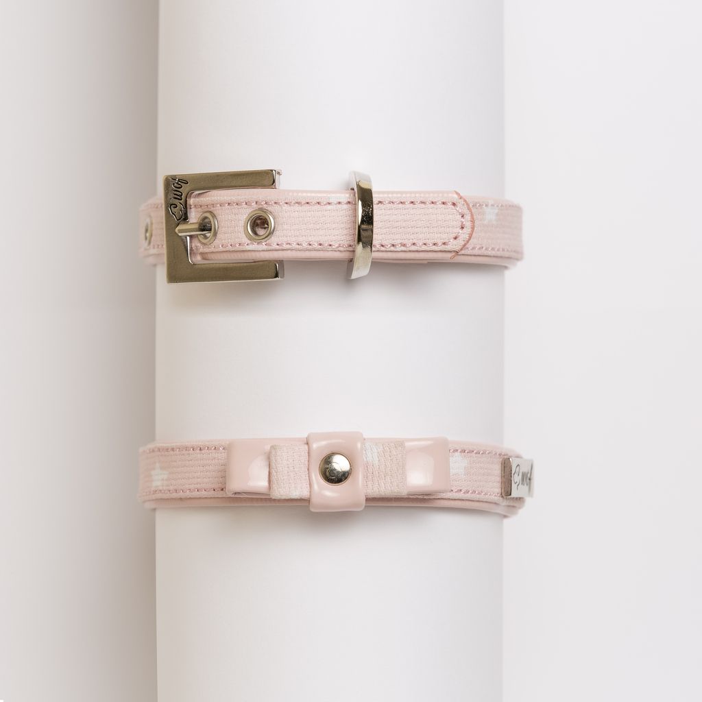 comprar collar rosa estrellitas lazo cerrado comprar collar rosa estrellitas lazo cerrado