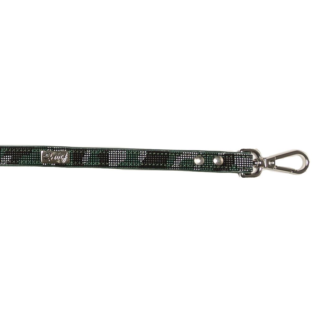 correa acople verde camuflaje para perro detalle correa acople verde camuflaje para perro detalle