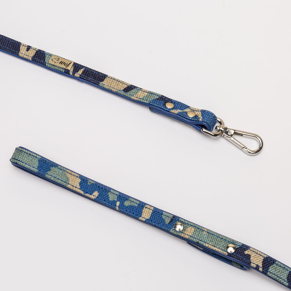 correa azul camuflaje para perro correa azul camuflaje para perro