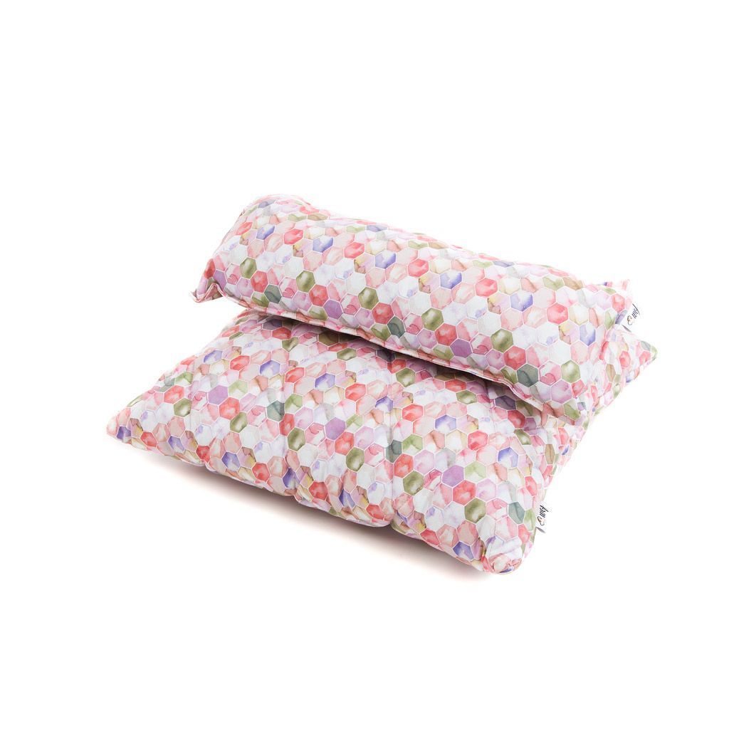 Funda de cojin estampado con figuras geometricas Funda de cojin estampado con figuras geometricas