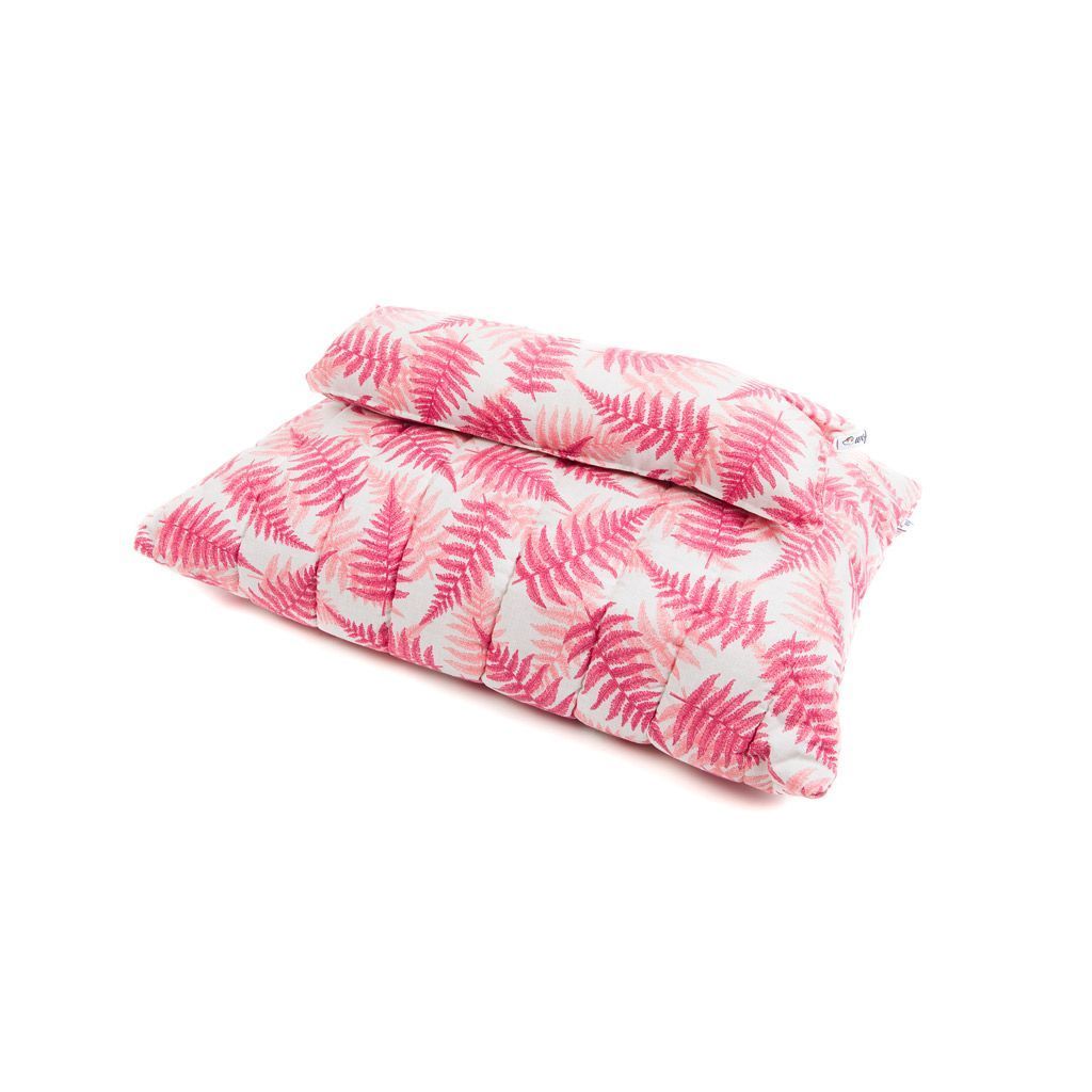 Funda de cojin estampado con helechos rosa Funda de cojin estampado con helechos rosa